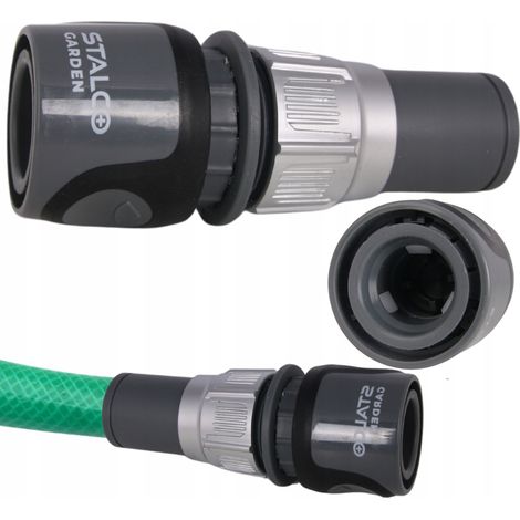 RACCORDO RAPIDO PER TUBO DA GIARDINO, CONNETTORE PER TUBO DELL'ACQUA DA 1/2 POLLICE