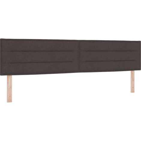 Maison Exclusive - Testiera Marrone Scuro 200 cm Tessuto