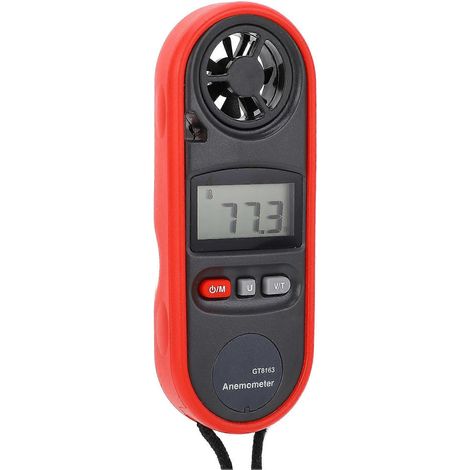 Anémomètre, thermomètre et hygromètre numérique sans fil portable pour applications extérieures, adapté au cerf-volant et au surf. (1/4)