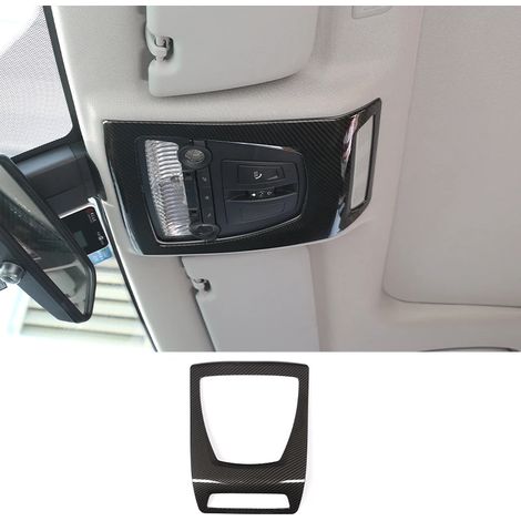 -12 Convient pour BMW X3 F25 2011-2017 - Autocollant décoratif intérieur en fibre de carbone pour panneau de commande central, volant et garniture de porte (1/4)