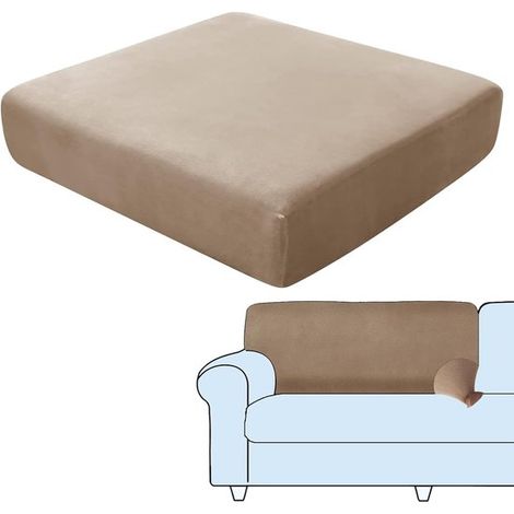 Stretch Sofabezug Sofabezug für Einzelsofas Sofaschutz Sitzkissenbezug Maschinenwaschbar Möbelbezug Schützt vor Beschädigungen und Flecken Bezüge (1/5)