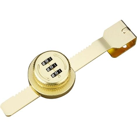 Serrure à combinaison à 3 chiffres pour porte coulissante en verre - Protection antivol-AquaForge (1/5)