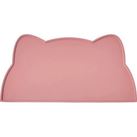 1 tapis en silicone pour gamelle, imperméable et antidérapant, 44 cm x 25 cm, pour chat et petit chien (1/5)