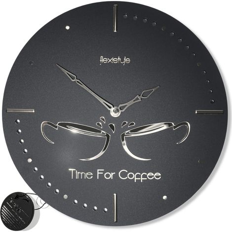 Silver Cups Küchenuhr rund geräuschlos 3D (1/5)