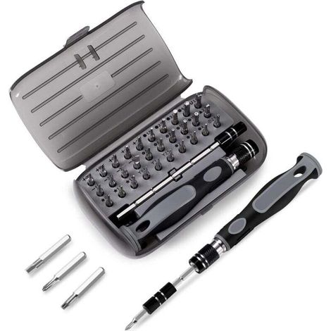 32-in-1 Präzisionsschraubendreher-Set – Mini-Magnetschraubendreher-Set für Elektronikreparaturen, Computerwerkzeug für PC, MacBook, iPhone, Brillen, Uhren und Smartphones – Crezuo
