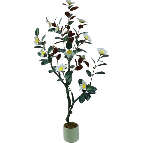 Albero di magnolia, design realistico, ideale per uso interno ed esterno, WH (1/2)