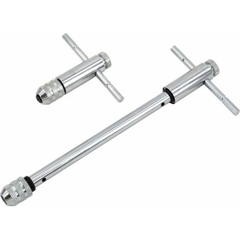 Clé à tarauder awtools m5-m12 poignée moletée mécanisme cliquet
