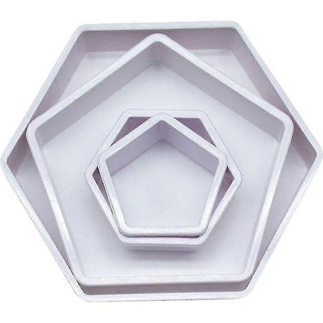 Emporte-pièces en forme de ballon de football pour fondant, moules à biscuits et gâteaux, outils de modelage PTE, lot de 4 (1/4)