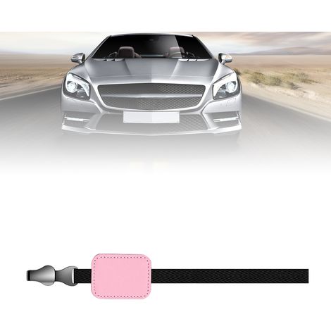 (Exklusiv in Südostasien erhältlich) Autohaken, Autositzhaken, Haken aus Wildleder und Metall, verdeckte Haken für die Rückenlehne (UVP: 52.000 VND) (1 Stück) Rosa (1/2)