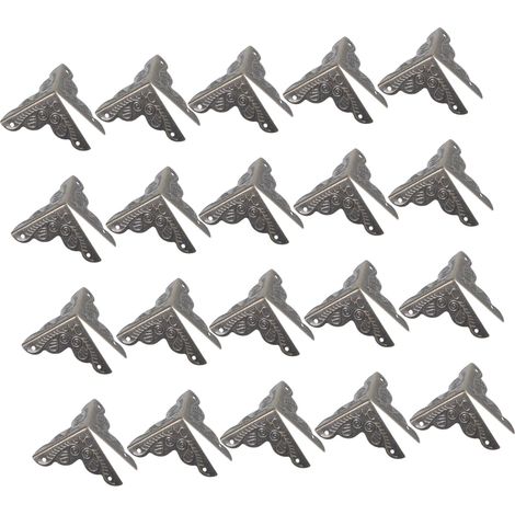 20 protège-coins pour meubles - 25 mm - fer - pour armoires (1/5)