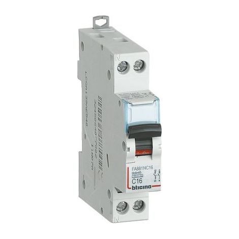 INTERRUTTORE MAGNETOTERMICO COMPATTO BTICINO 1P+N Corrente