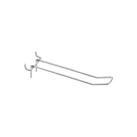 GANCI A SOSTEGNO DOPPIO LARGHI PER PANNELLI FORATI- - ø mm.3,8x5x400 l. - 10 pezzi