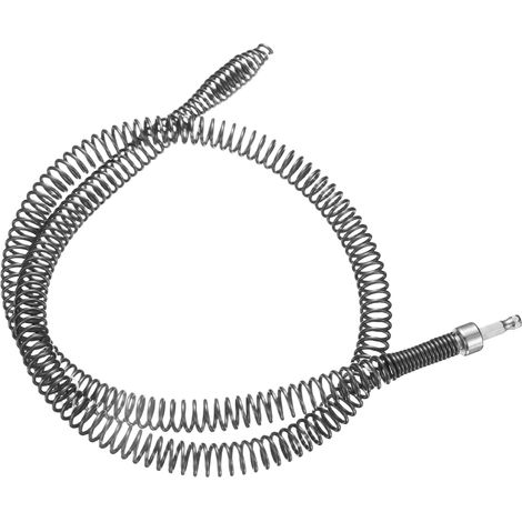 5/8" (16mm) Dia. 5ft Câble De Nettoyage De Drain Débouche Cheveux (1/5)