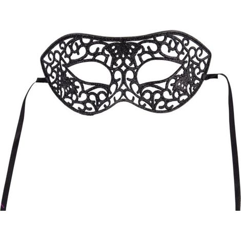 Masque facial, Masque à paillettes noires multicolores