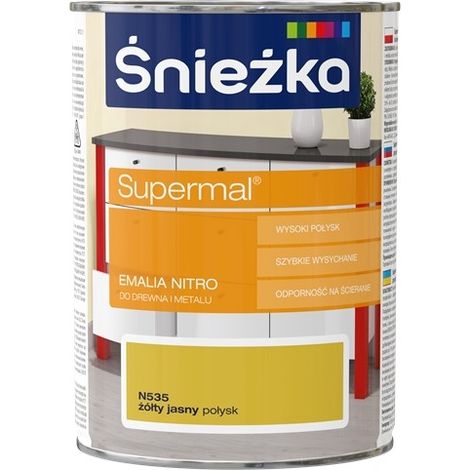 Śnieżka Supermal Nitro 0.8L giallo (1/2)
