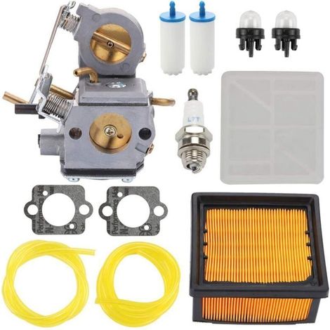 578 24 34-01 Kit di riparazione carburatore C3-EL53 per K750 K760 510 C3-EL43C + candela, lampadina, filtro carburante e aria
