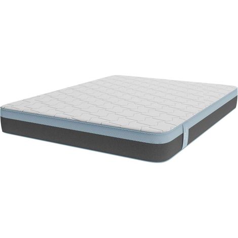 Cecotec Matelas Viscoélastique ViscoSense Flow PureVital 4990 105x190, Multicouche, Hauteur 28 cm, Fermeté Élevée