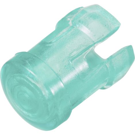 TRU COMPONENTS TC-13030656 Leuchtkappe Grün, Transparent  Passend für (LEDs) LED 3 mm