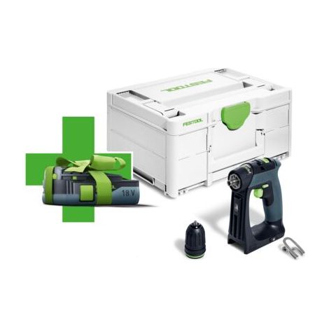 Festool Akku Bohrschrauber CXS 18-Basic inklusive Akkupack BP 18 Li 3,0 C 578063