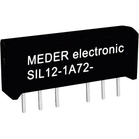 Relais Reed SIL-4 StandexMeder Electronics 3312100171 1 NO (T) 12 V/DC 0.5 A 10 W 1 pc(s) A736051 (1/4)