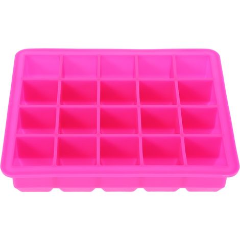 1 Moule à glaçons,Silicone alimentaire,20 compartiments,Glaçons 2,5 cm et 5 cm,Whisky cocktails (1/5)