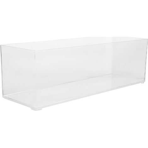 Vitrine Transparente pour Modèle de Voiture en Abs Légère Finition Polie Lisse, Boîte D'exposition Intérieure pour Rangement et Présentation de Jouets (1/5)