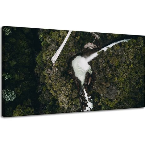 Leinwanddruck Natur Vogelperspektive 120x60