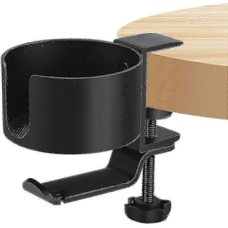 Porte-gobelet de bureau 2 en 1, porte-gobelet anti-éclaboussures, support pour casque audio sous table, porte-gobelet de luxe - sdhj (1/5)