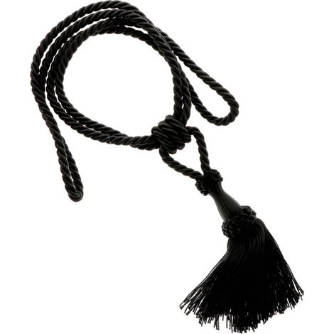 Embrasse à rideaux 70cm Noir - BOULET (1/5)