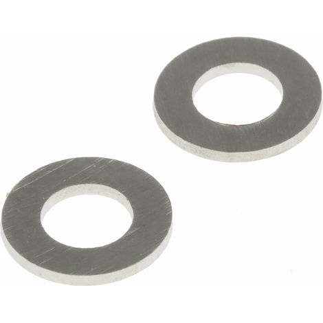 Rondelle plate, 4BA, Laiton, 3.98mm x 7.62mm, Nickelé ( Prix pour Sachet de 250 )