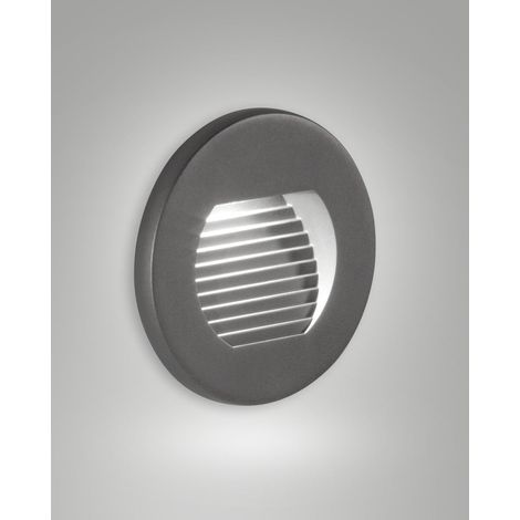 Luminaire extérieur Fabas Luce Wink Dark Grey 3 W 215 lm IP65 gris 6573-02-294 aluminium Ø 9,5 cm (1/3)