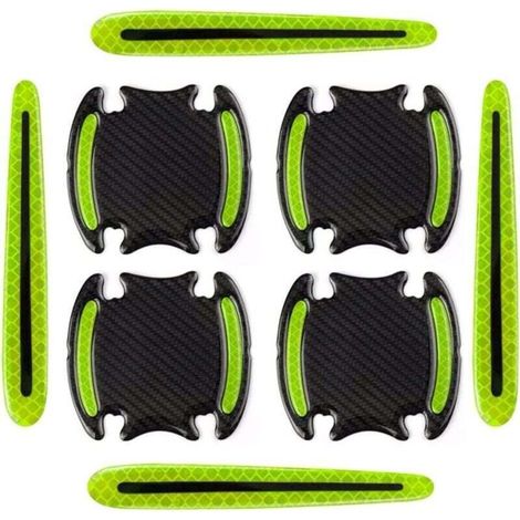 8 Pièces Film Autocollant Poignée Portière Voiture Autocollants de Protection pour Porte de Voiture Protection de Bord de Portière Protecteurs de Peinture Universel pour Divers Véhicules (1/4)