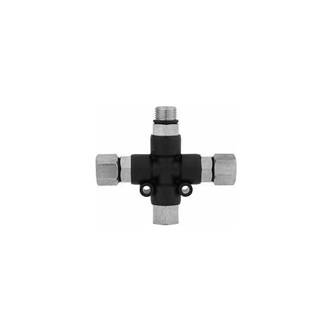 Raccord séparateur d’air 1/8" 3 voies, adaptateur collecteur flexible pour aérographe – (1/5)