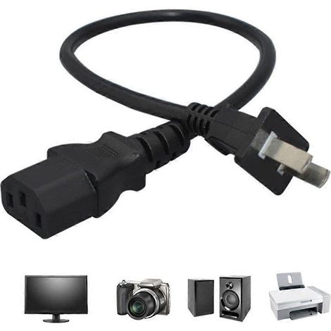 Câble d'alimentation flexible mâle/femelle de 40 cm, rallonge électrique IEC320 C13 (1/4)