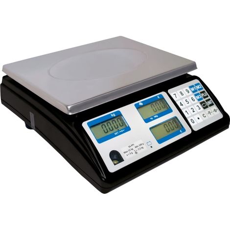 Mustek-Waage, Minerva, 56 ppi, 15 kg, Preis-Leistungs-Verhältnis, RS-232