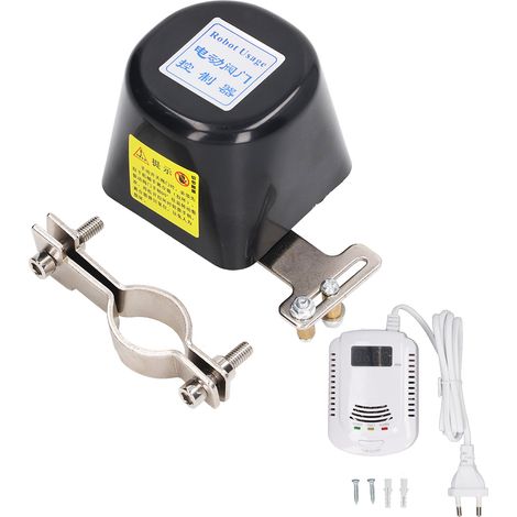 Ensemble d'alarme de contrôle de Valve de tuyau de gaz, contrôleur électrique, détecteur de détection de fuite (1/5)