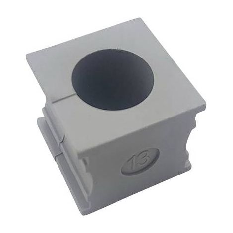 TRU COMPONENTS KT 13 PASSE-FILS FENDU Ø MAX. DES BORNES 14 MM ELASTOMÈRE GRIS 1 PC(S) TC-10329252 (1/3)