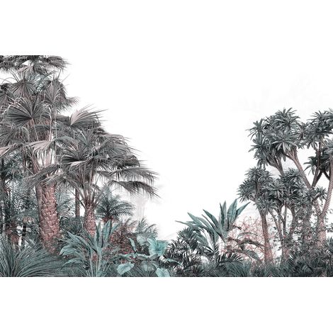 Papier peint panoramique - Forêt Tropicale - 130 cm x 87 cm (1/2)