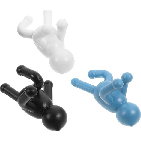 de 3 petits crochets muraux décoratifs pour homme en (1/5)