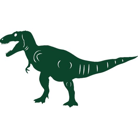 Ciondolo a forma di dinosauro verde con motivo traforato