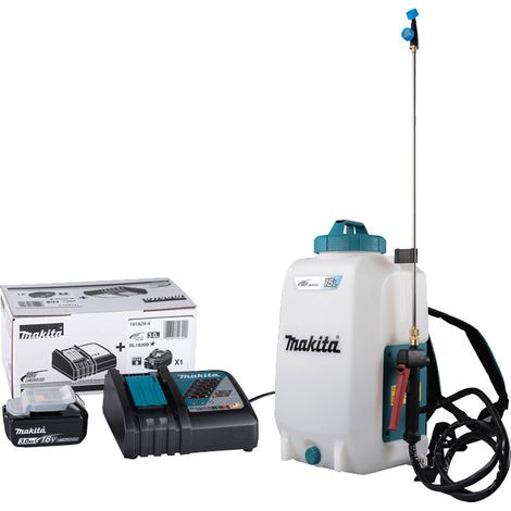 Makita – Pulvérisateur sans fil 8V LXT 15L – 2 buses incluses – Technologie XPT pour résistance à l’eau et à la poussière – Harnais confort ajusté (1/5)