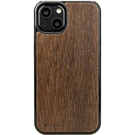 Custodia in legno per iPhone 13 QUERCIA AFFUMICATA (1/3)