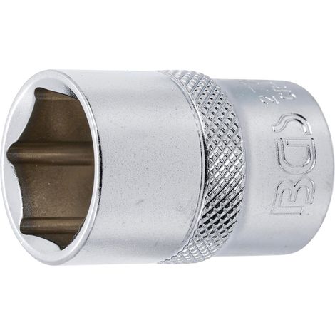 BGS inserto  bussola esagonale  attacco quadro  12,5 mm  (1/2")  SW 3/4"  - 2776 (1/4)