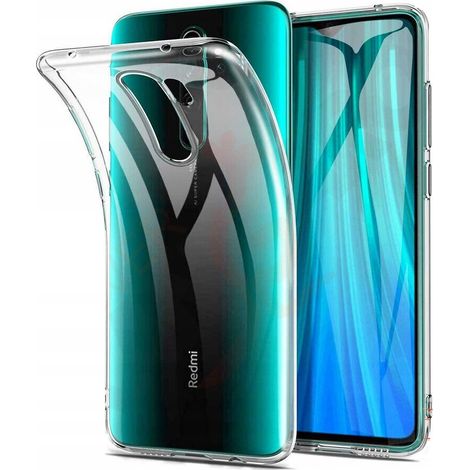 Étui fin pour Xiaomi Redmi Note 8 Pro, coque transparente avec dos transparent et verre (1/5)