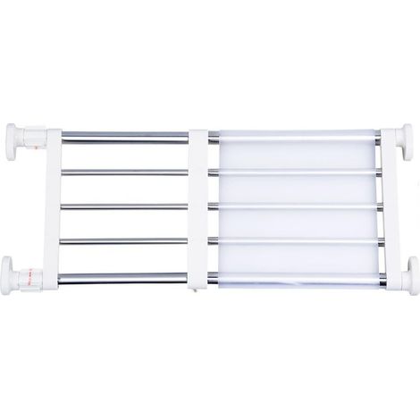 Etagere Extensible Placard Sans Perçage Armoire Organisateur de Rangement DIY Garde-Robe Séparateurs Stockage Rack Télescopique pour Chambre, Salle de Bain, Cuisine, Réglable 40-60cm (1/5)
