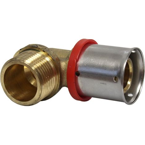 Raccord multicouche à sertir coude mâle (20/27) 3/4" - Ø26x3,0 - MULTIPEX (1/5)
