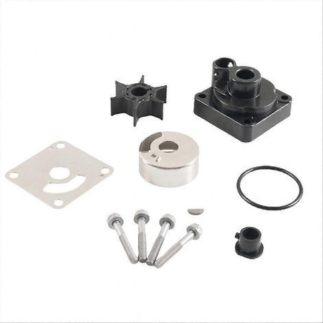 Kit de turbine de pompe à eau pour moteur hors-bord avec boîtier, compatible avec les moteurs de 20/25 CV, pièce de rechange pour pompes marines (1/5)