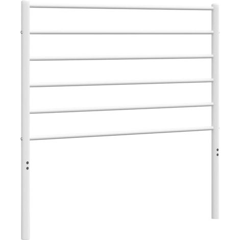 Maison Exclusive - Ersatz-Kopfteil Metall Weiß 100 cm