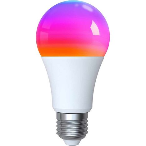 Lampadina Matter LED Wifi Smart Multicolore RGB Dimmerabile E27 9W 806Lm App Compatibile con Amazon Alexa e Google Home