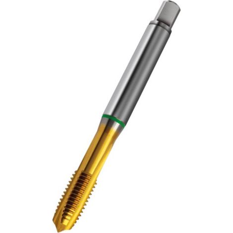 Gühring Maschinen-Gewindebohrer M4 DIN 371 HSS-E TiN Form B 6H 5 Stk